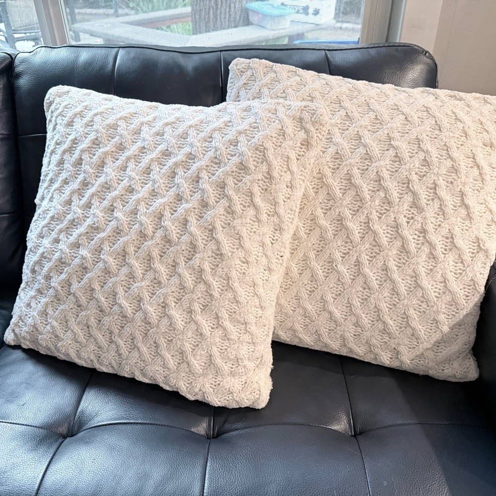 DKNY Cream Textured Fabric